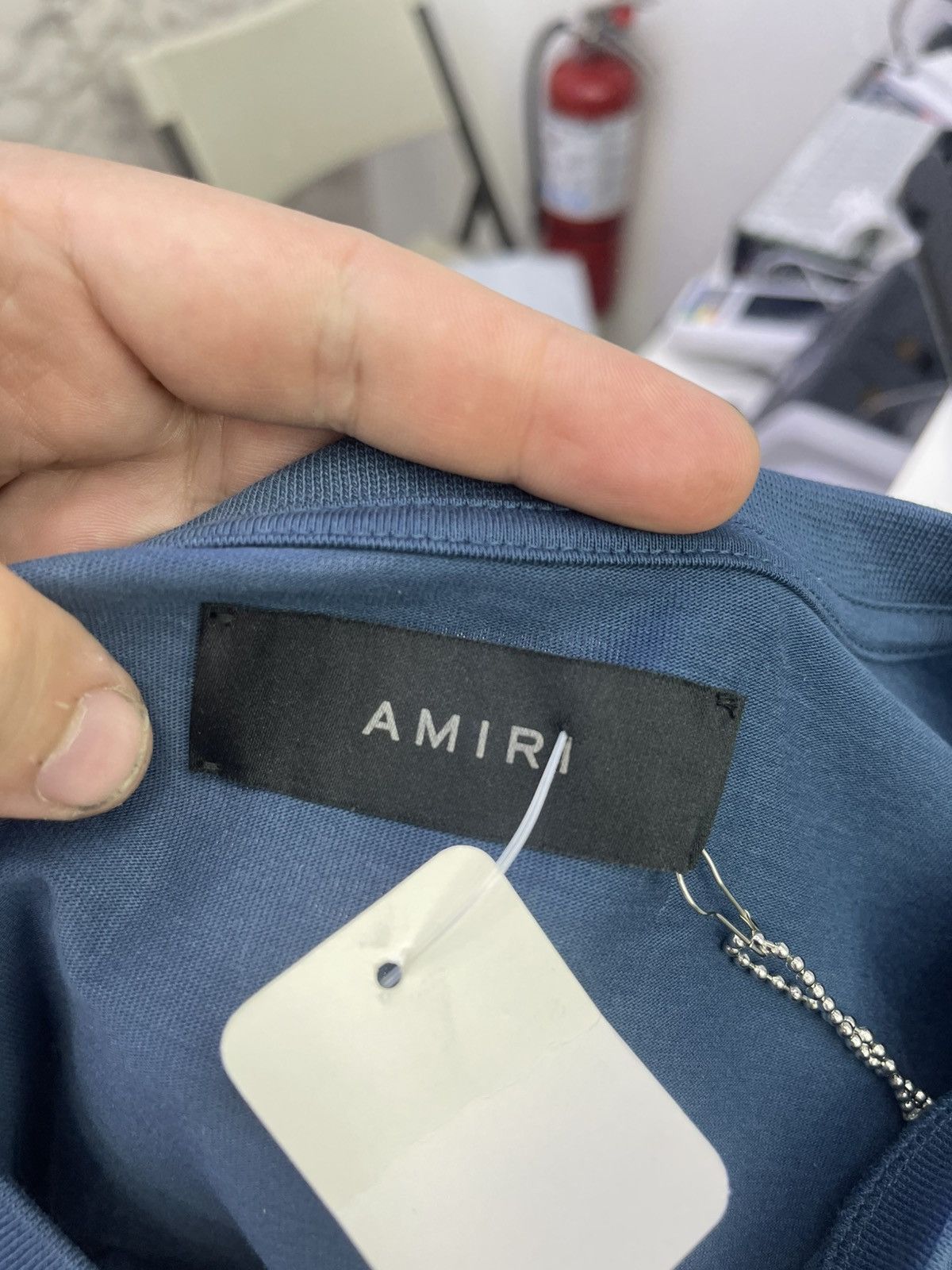 Amiri Amiri “MA bar” tee (pond blue) Size US XXL / EU 58 / 5 - 3 Thumbnail