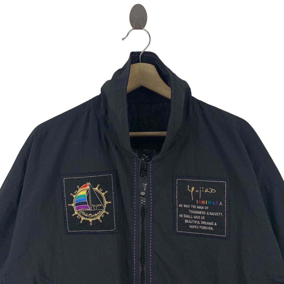 Japanese Brand × Vintage Vintage YUJIO ISHIHARA Japanesebrand windbreaker Size US M / EU 48-50 / 2 - 2 Thumbnail