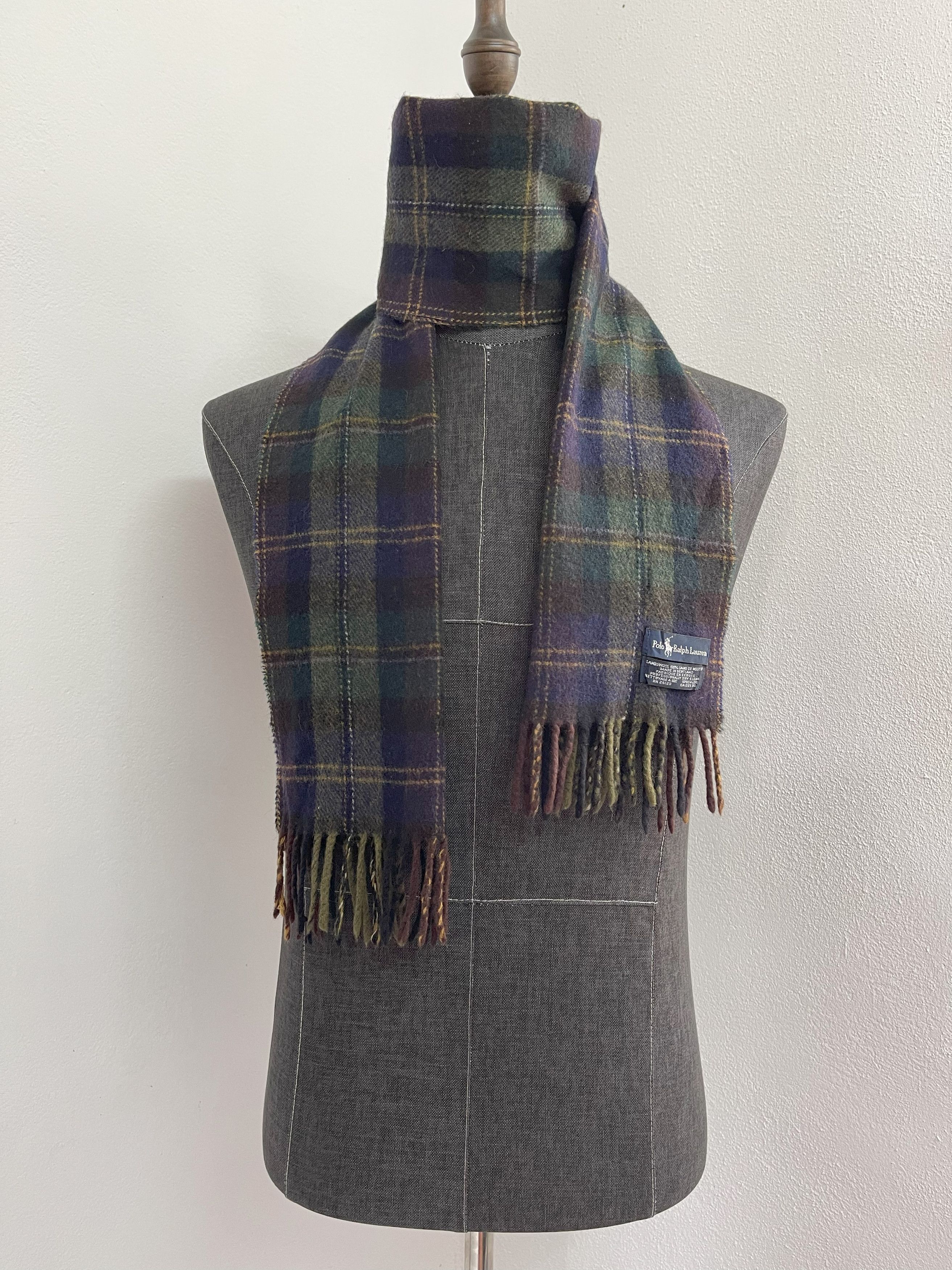 Polo Ralph Lauren Vintage Polo Ralph Lauren Scarf / Muffler - 6040 Size ONE SIZE - 1 Thumbnail