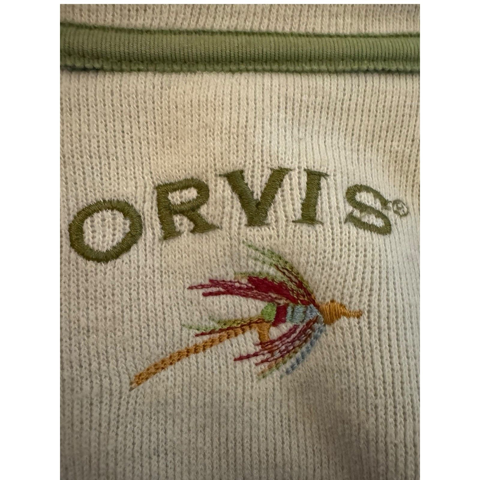 Orvis Orvis Blue Quarter Zip Pullover Sweater Men's Size Medium Size US M / EU 48-50 / 2 - 6 Thumbnail
