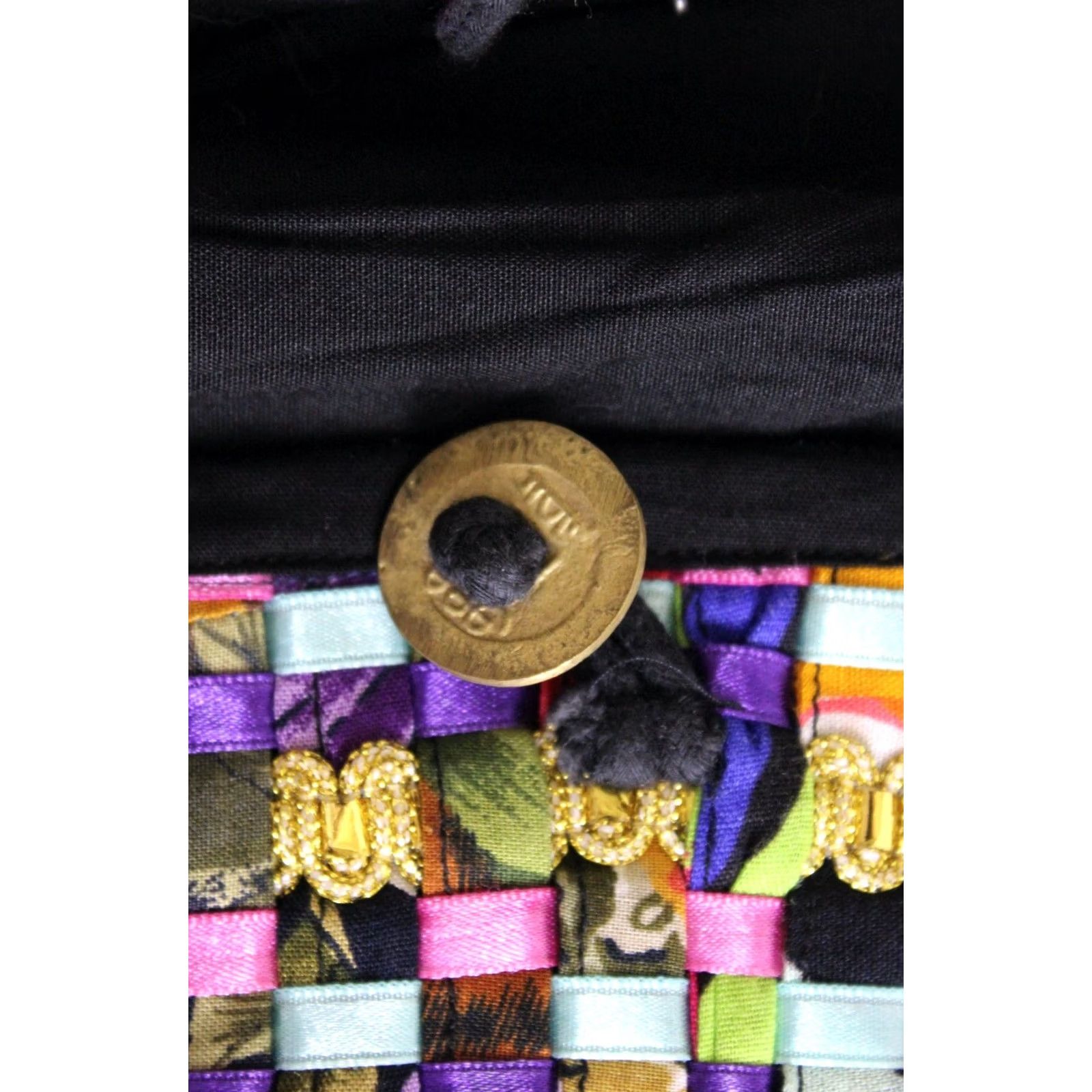 Native WOMEN Native Wear VTG Indonesia Knitted Button Vest Costume Medium M Shirt Size M / US 6-8 / IT 42-44 - 4 Thumbnail