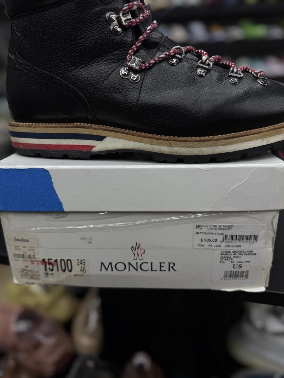 Moncler MONCLER Blanche Ankle Hiking Winter Boots Leather 44EU/11US Size US 11 / IT 41 - 11 Thumbnail