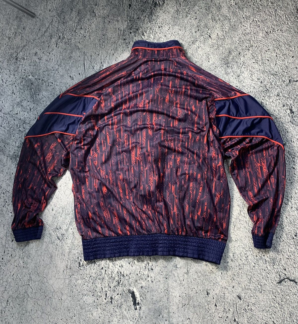 UMBRO VINTAGE 80s 90s TRACKSUIT SOCCER JACKET BLOKECORE