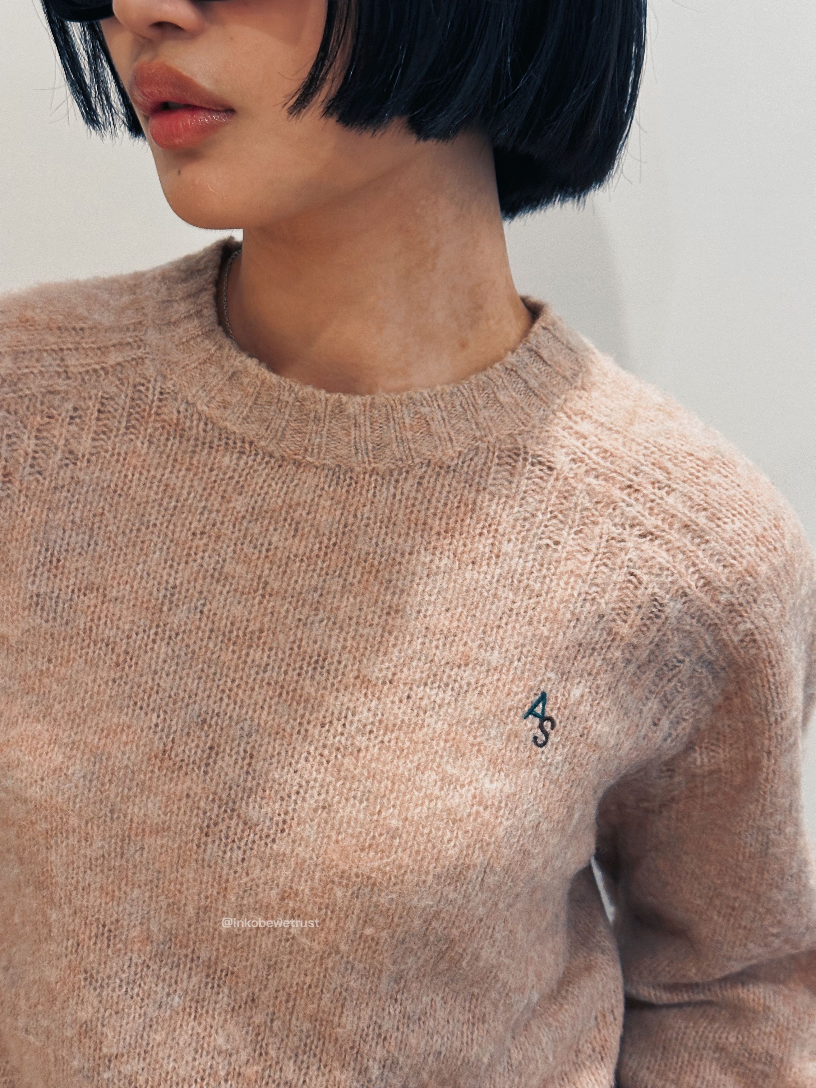 Acne Studios Brushed ​Shetland Wool Sweater - Pink Size US M / EU 48-50 / 2 - 5 Thumbnail