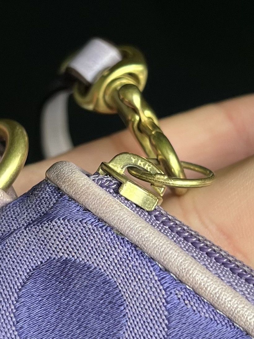Coach × Vintage Coach Signature Y2K Purple Jacquard Wristlet Purse Size ONE SIZE - 17 Thumbnail