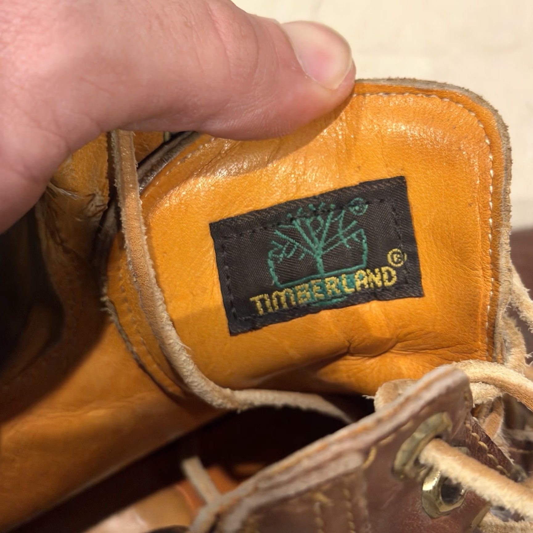 Timberland VINTAGE Timberland Boot Chukka Men 8 M Brown 80s RARE Shoes Craft Comfort Cushioned Rubber Leather UK US Shoe Size 8 Mens Size US 8 / EU 41 - 4 Thumbnail