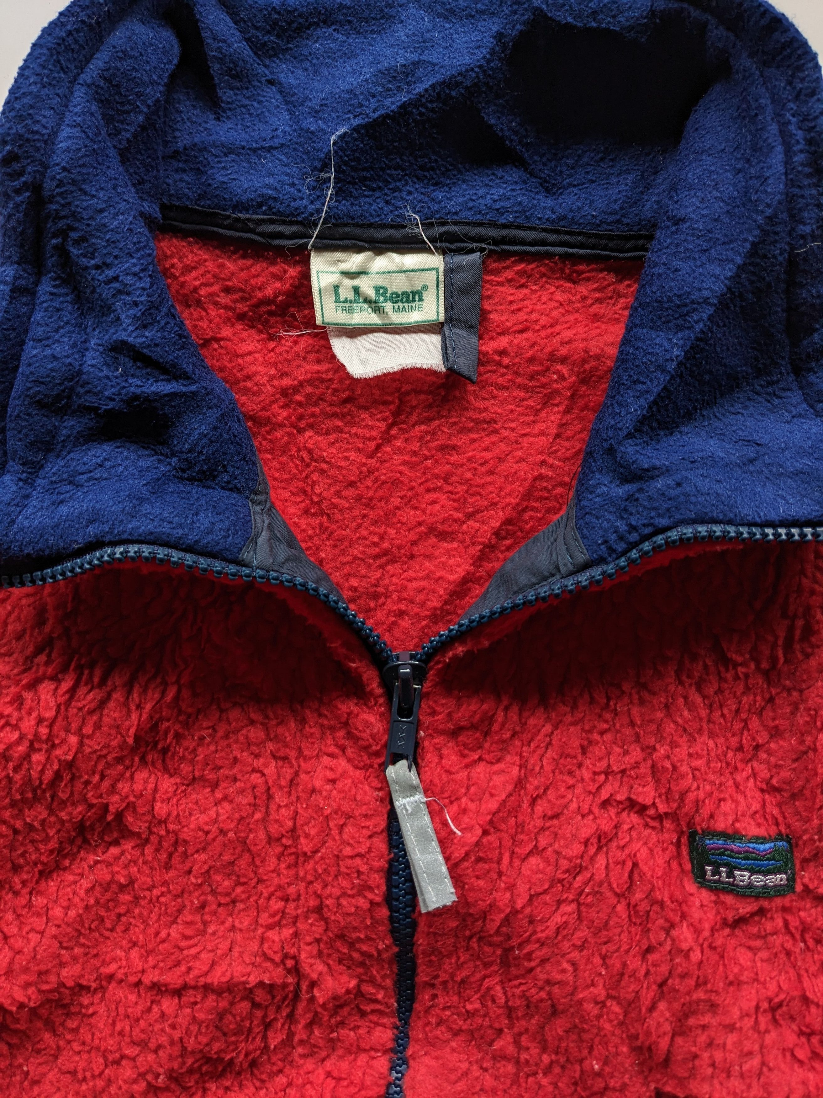 L.L. Bean × Vintage Vintage L.L Bean fleece jacket Size US L / EU 52-54 / 3 - 4 Thumbnail
