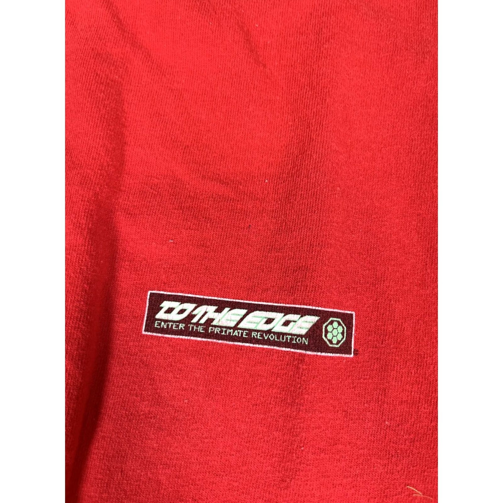 Vintage VINTAGE Enter The Primate Revolution T-Shirt Mens XL Red Cotton Short Sleeve Crew Neck Prime Cut Tees Size US XL / EU 56 / 4 - 7 Thumbnail