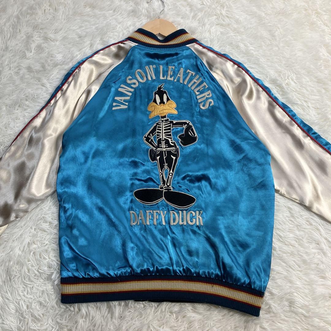 Vanson Leathers Looney Tunes vanson reversible Sukajan skeleton jacket Toyo Size US L / EU 52-54 / 3 - 3 Thumbnail
