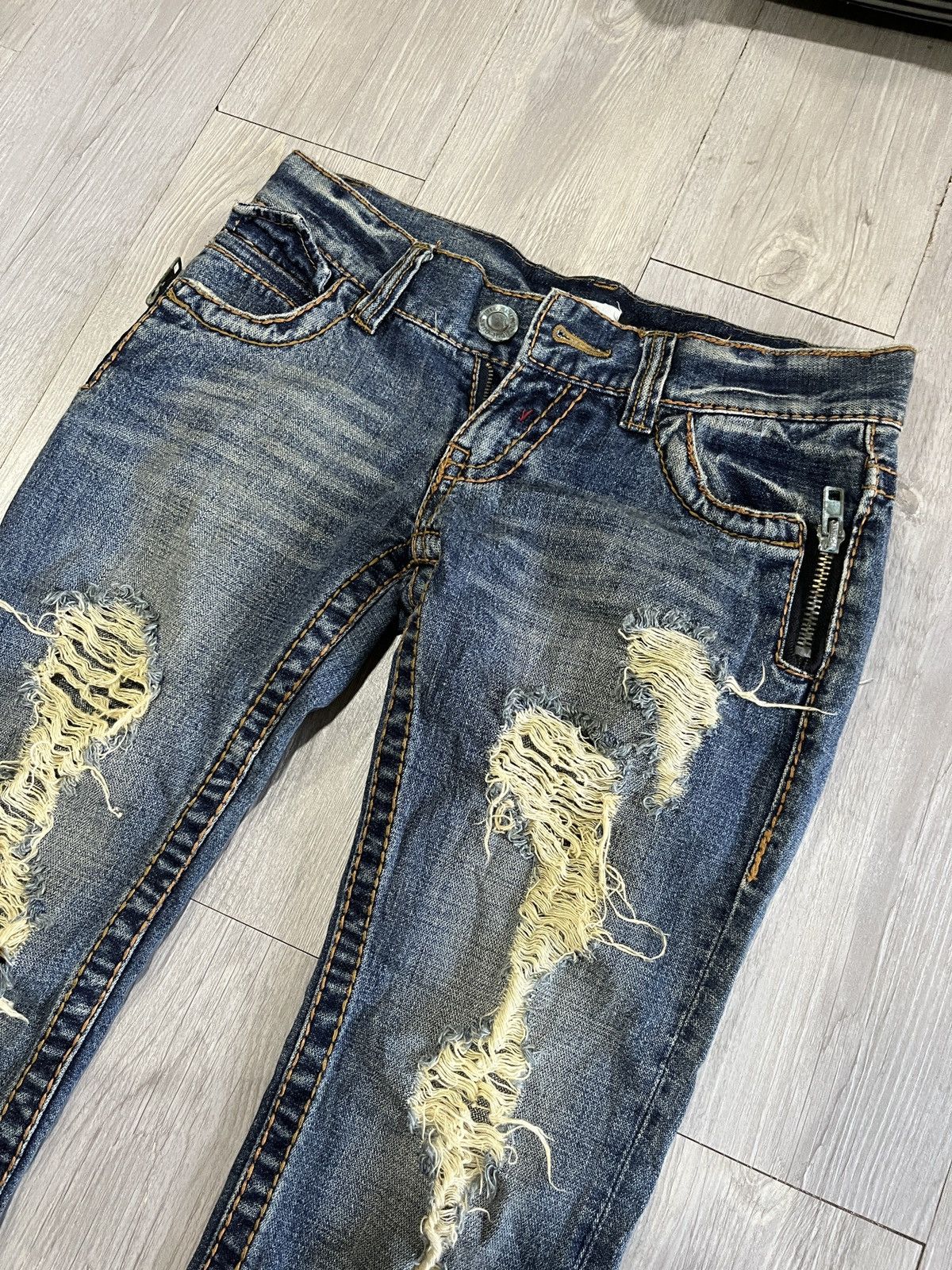 Hysteric Glamour RARE Distressed Denim Chortie vintage Size US 30 / EU 46 - 2 Thumbnail