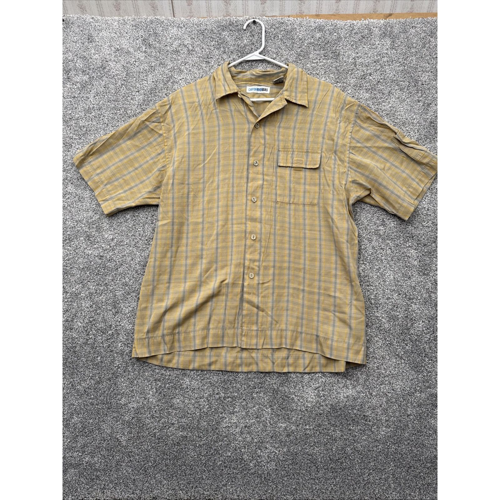Other Y2K Button Up Shirt Mens L Plaid Retro Grandpacore Coastal Size US L / EU 52-54 / 3 - 1 Thumbnail