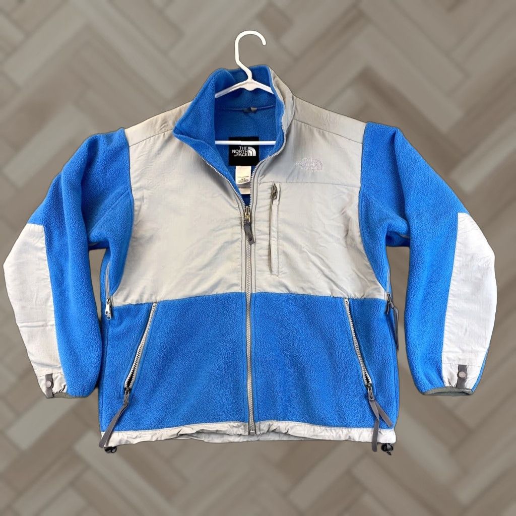 The North Face The North Face Denali Jacket Polartec Fleece Blue/Gray Zip Women's Size M /53-29 Size M / US 6-8 / IT 42-44 - 1 Thumbnail