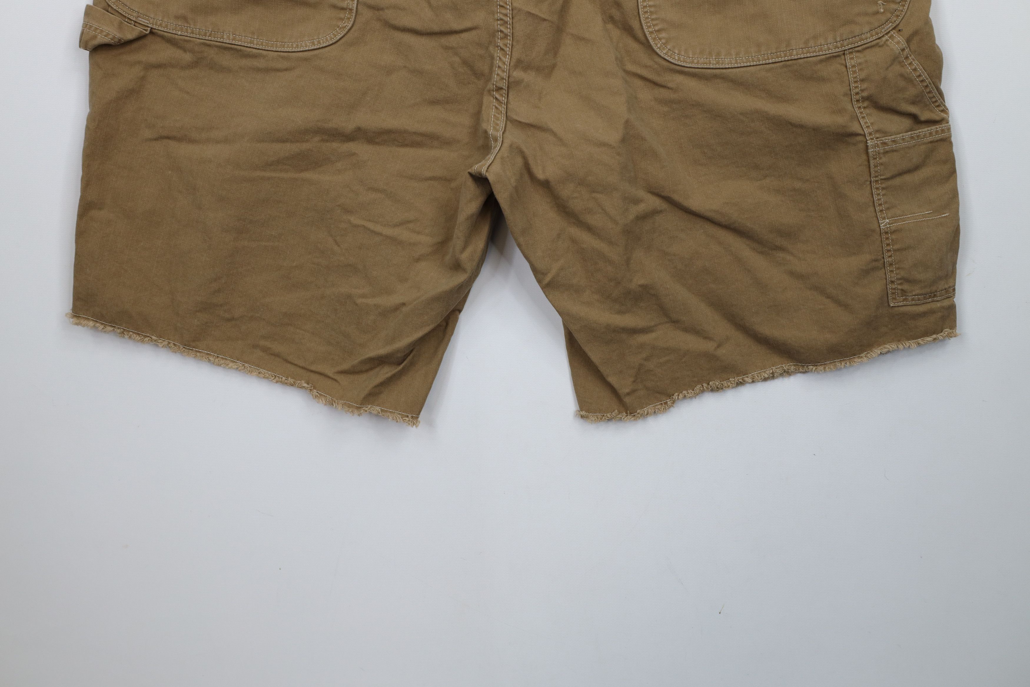 Ralph Lauren × Vintage Vintage 90s Ralph Lauren Fit Herringbone Button Fly Shorts Size US 40 / EU 56 - 16 Thumbnail
