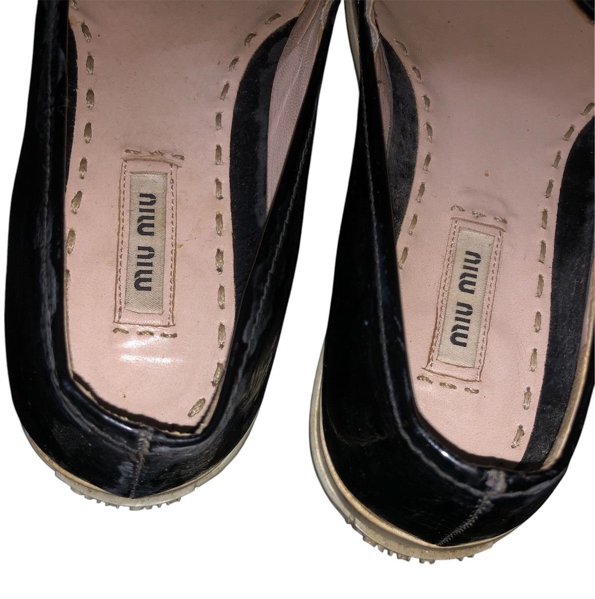 Issey Miyake × Miu Miu VINTAGE MIU MIU SHOES JAPANESE DESIGNER Size US 8.5 / IT 38.5 - 7 Thumbnail