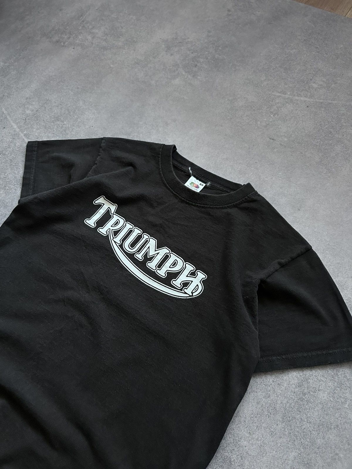 Vintage Vintage Triumph big logo shirt 00s mens bikers Size US M / EU 48-50 / 2 - 2 Thumbnail