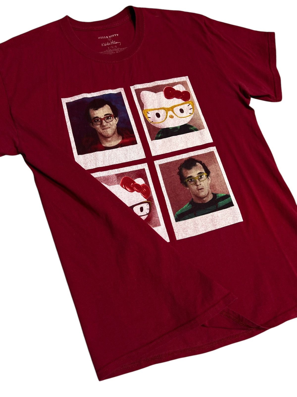 Keith Haring × Vintage HELLO KITTY x KEITH HARING PHOTO TEE Size US L / EU 52-54 / 3 - 4 Thumbnail