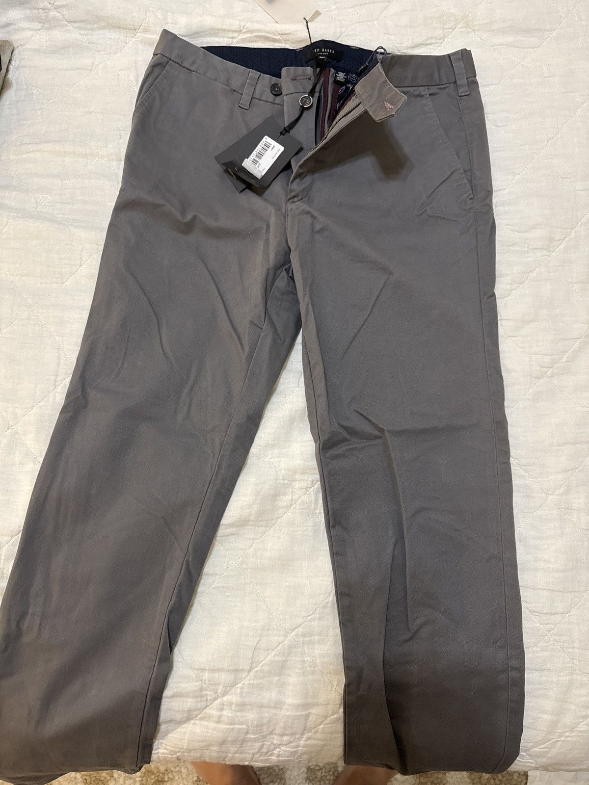Ted Baker Ted Baker Grey Pants 32R BRAND NEW Size US 32 / EU 48 - 1 Thumbnail