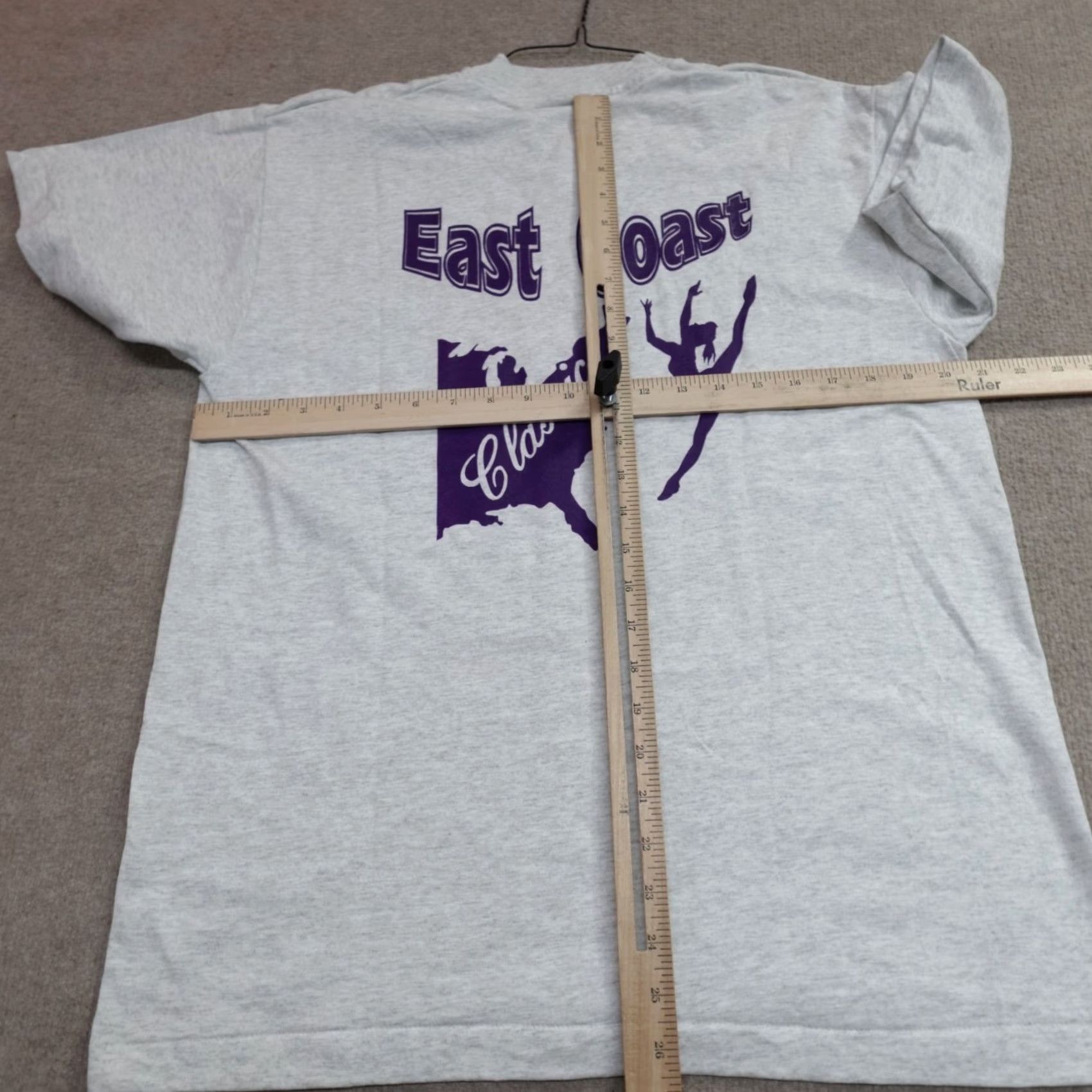 Vintage VINTAGE East Coast Classic Shirt L Men Gray American Vintage 1994 Gymnastics Double Sid T-Shirt Size US L / EU 52-54 / 3 - 4 Thumbnail