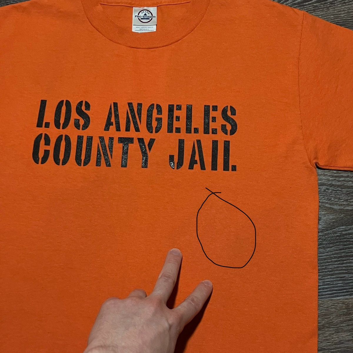 Other Vintage 2000s Los Angeles County Jail Graphic Print T-shirt Size US S / EU 44-46 / 1 - 5 Thumbnail