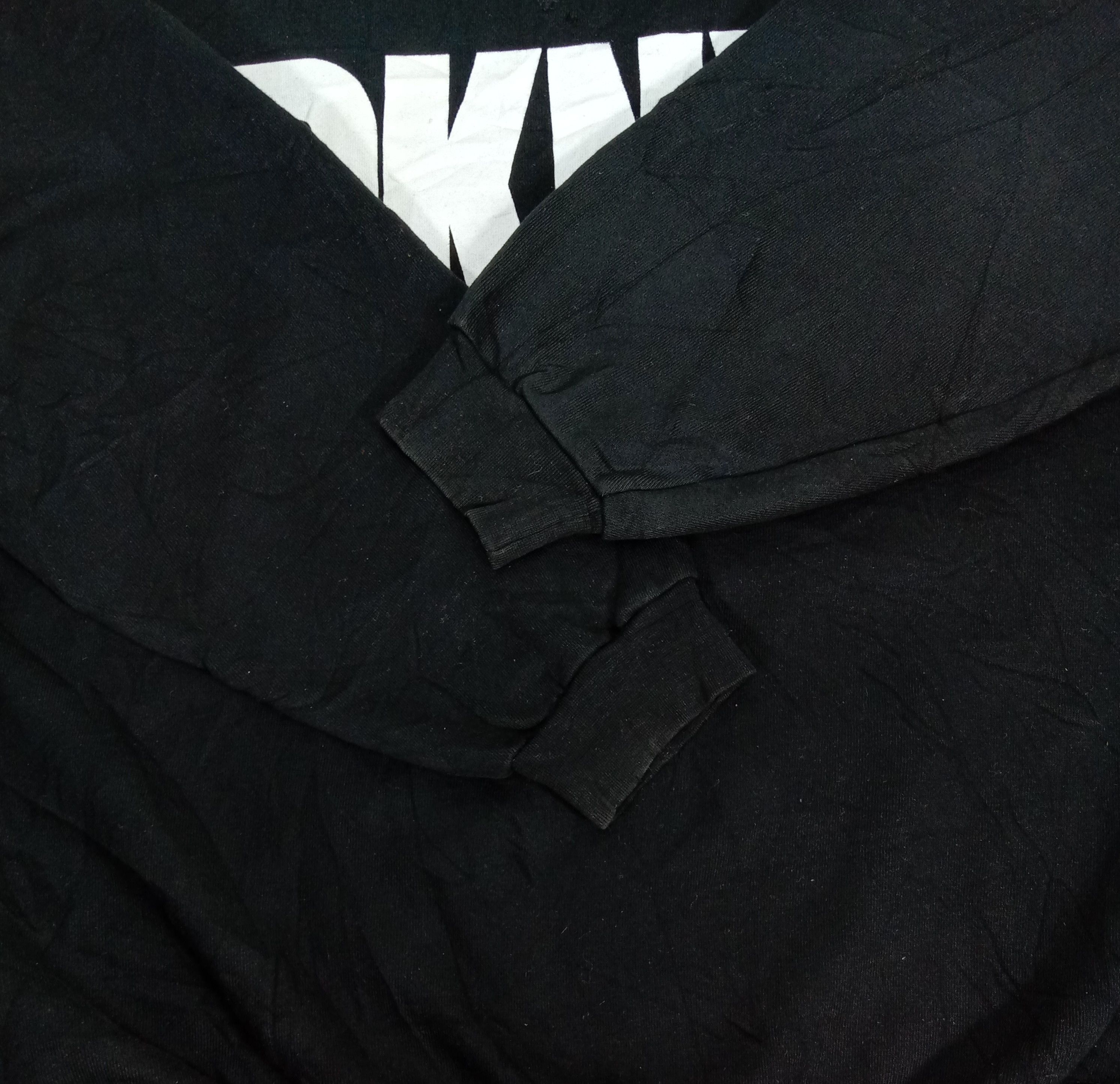 DKNY Vintage DKNY Big Logo Black Sweatshirt Size US XL / EU 56 / 4 - 6 Thumbnail