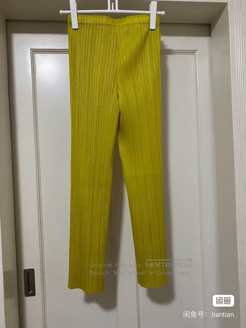 Issey Miyake Issey Miyake Yellow Pants Size 25" / US 0 / IT 36 - 1 Thumbnail