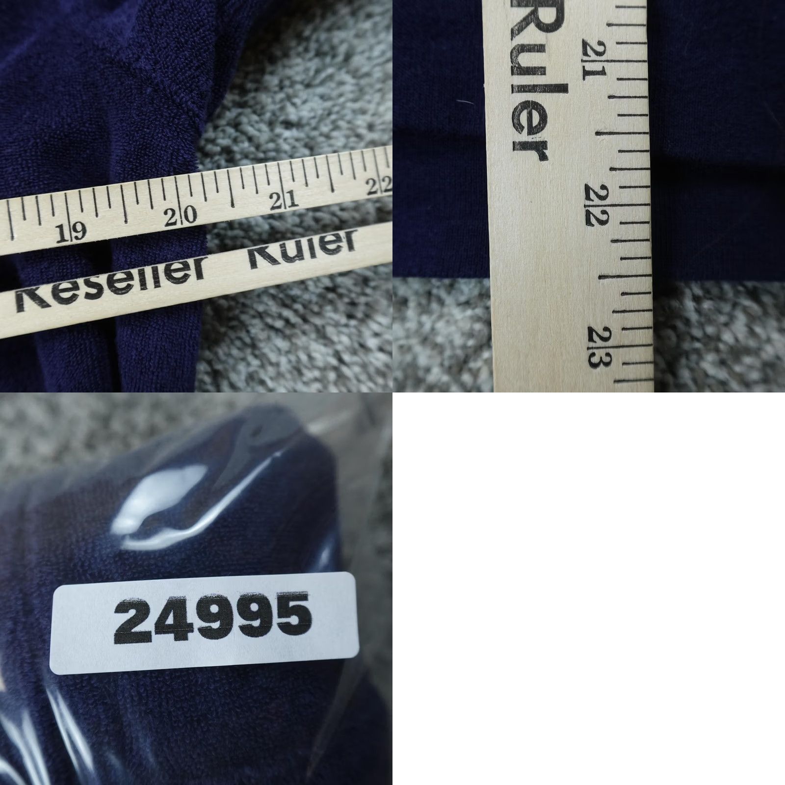 Ralph Lauren VINTAGE Ralph Lauren Sweatshirt Womens L Blue Full Zip Terry Towel Velour Jacket Pony Shirt Size L / US 10 / IT 46 - 8 Thumbnail