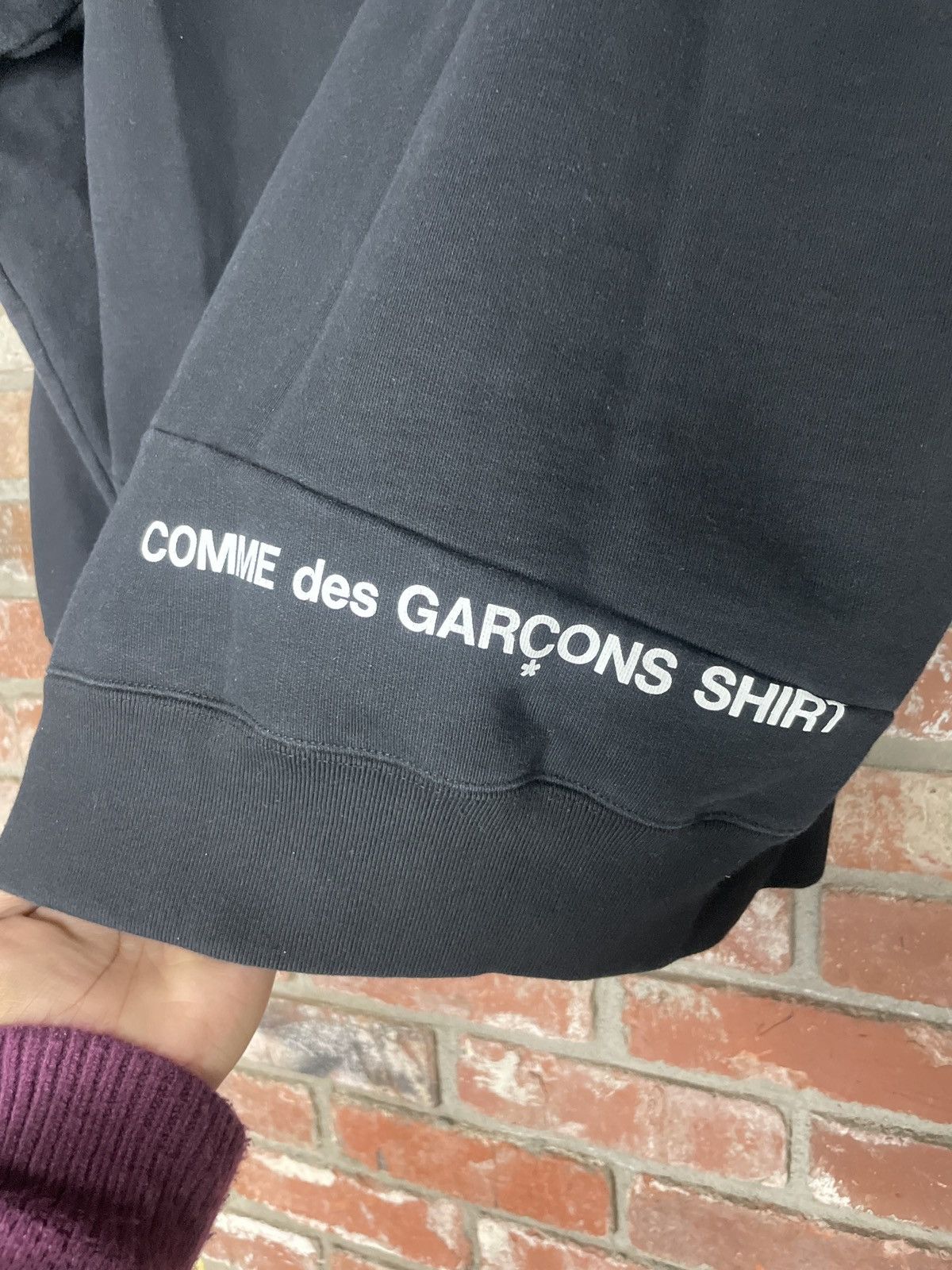 Comme des Garcons × Supreme Supreme Comme des Garçon Black Split Box Logo Hoodie Size US L / EU 52-54 / 3 - 8 Thumbnail