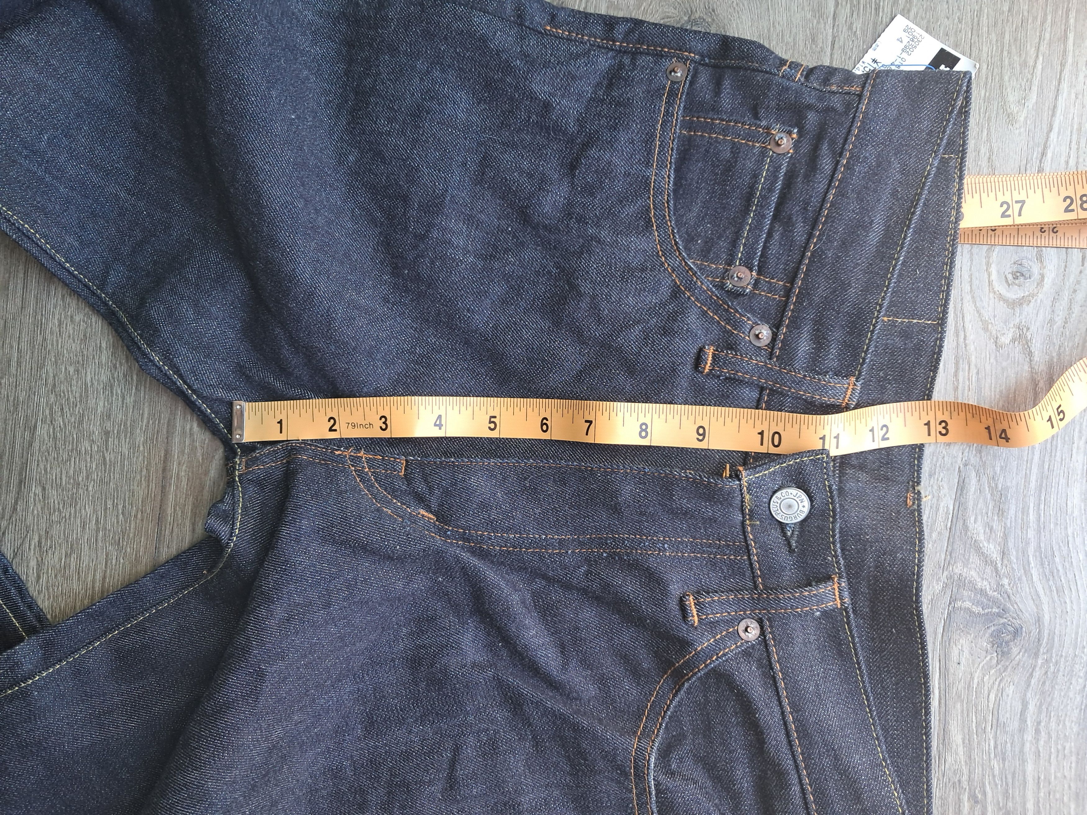 Burgus Plus Burgus Plus - 14.2oz. Non-Selvedge Denim - Boot cut Jeans Size US 29 - 3 Thumbnail