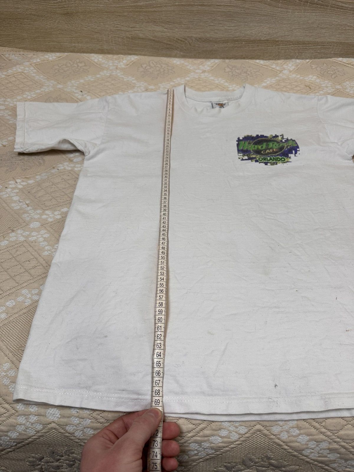 Hard Rock Cafe 🔥 Vintage 90s Hard Rock Orlando Graphic T Shirt 3D Emblem Size US L / EU 52-54 / 3 - 13 Thumbnail