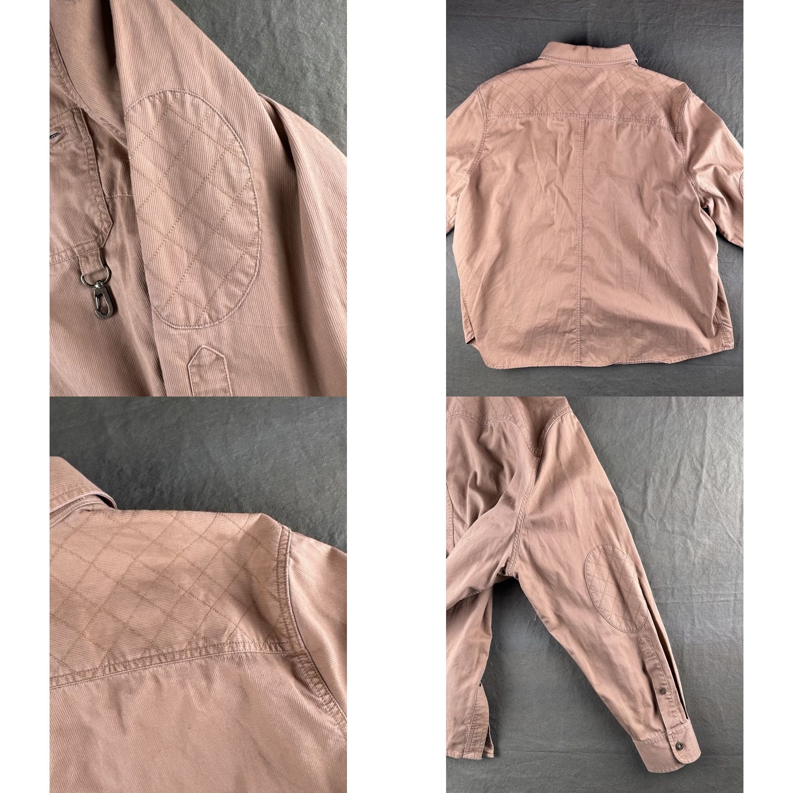 Ralph Lauren Ralph Lauren Utility Shirt Jacket Fly Fishing Quilted Elbow 3XL Polo Shirt Jacket Beige Cotton Polyester Size US XXL / EU 58 / 5 - 8 Thumbnail