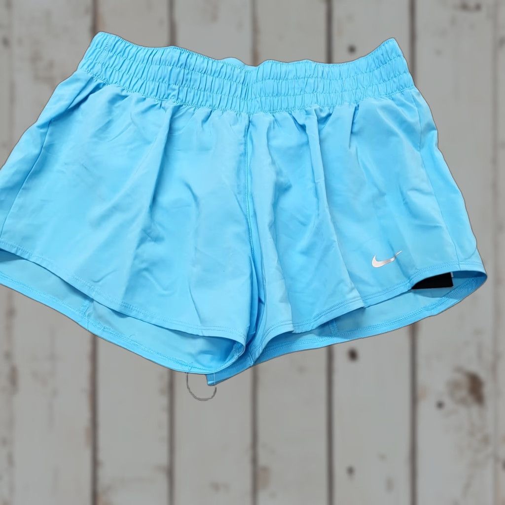 Nike Nike Dri Loose Fit Shorts Womens Medium Turquoise Blue Lined Athletic Short Women's Nike Dri-Fit Size 32" / US 10 / IT 46 - 1 Thumbnail