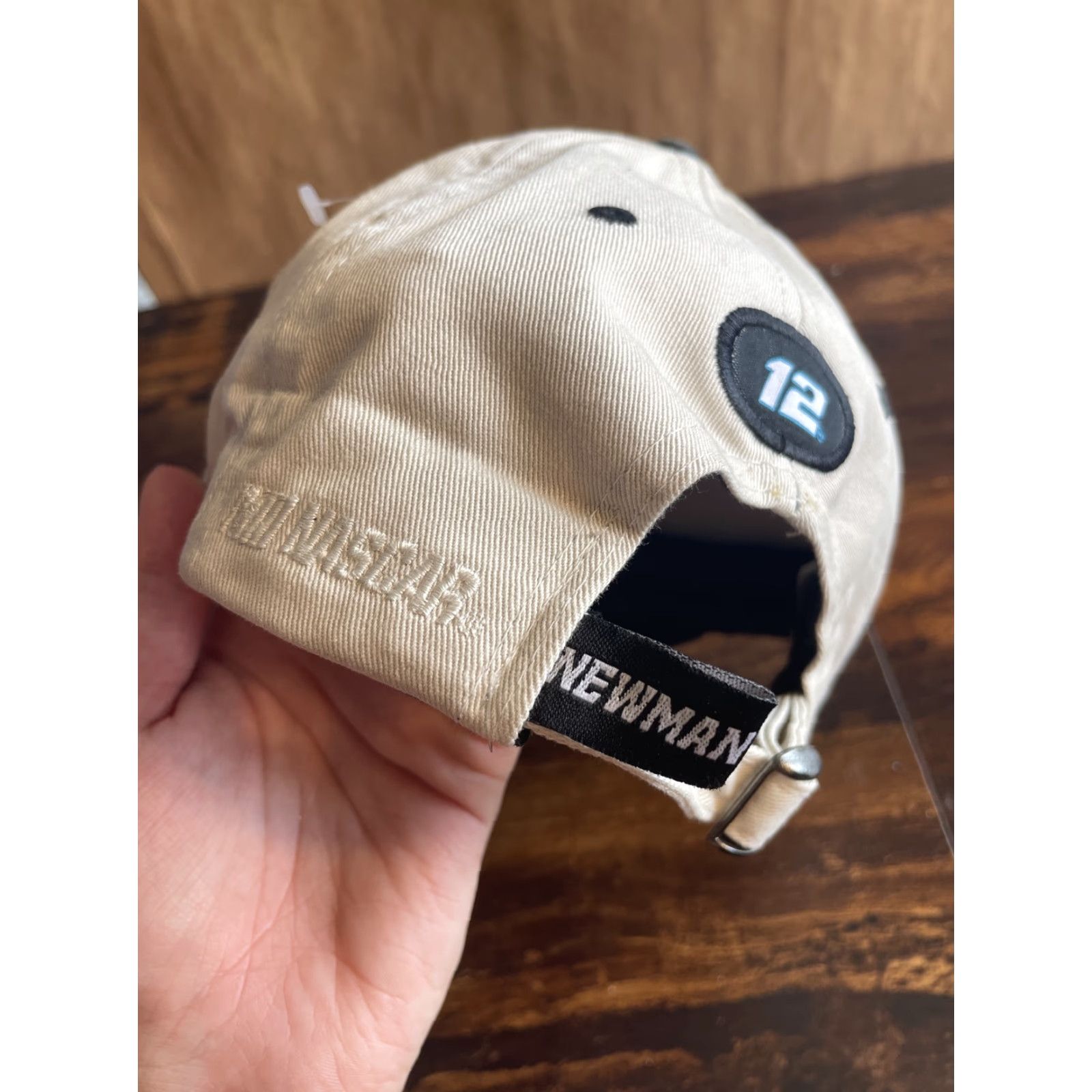 NASCAR VINTAGE Alltel Racing Ryan Newman Strapback New Hat Nascar Y2K Cap Baseball Cap One Size Beige Men Cap Size ONE SIZE - 4 Thumbnail