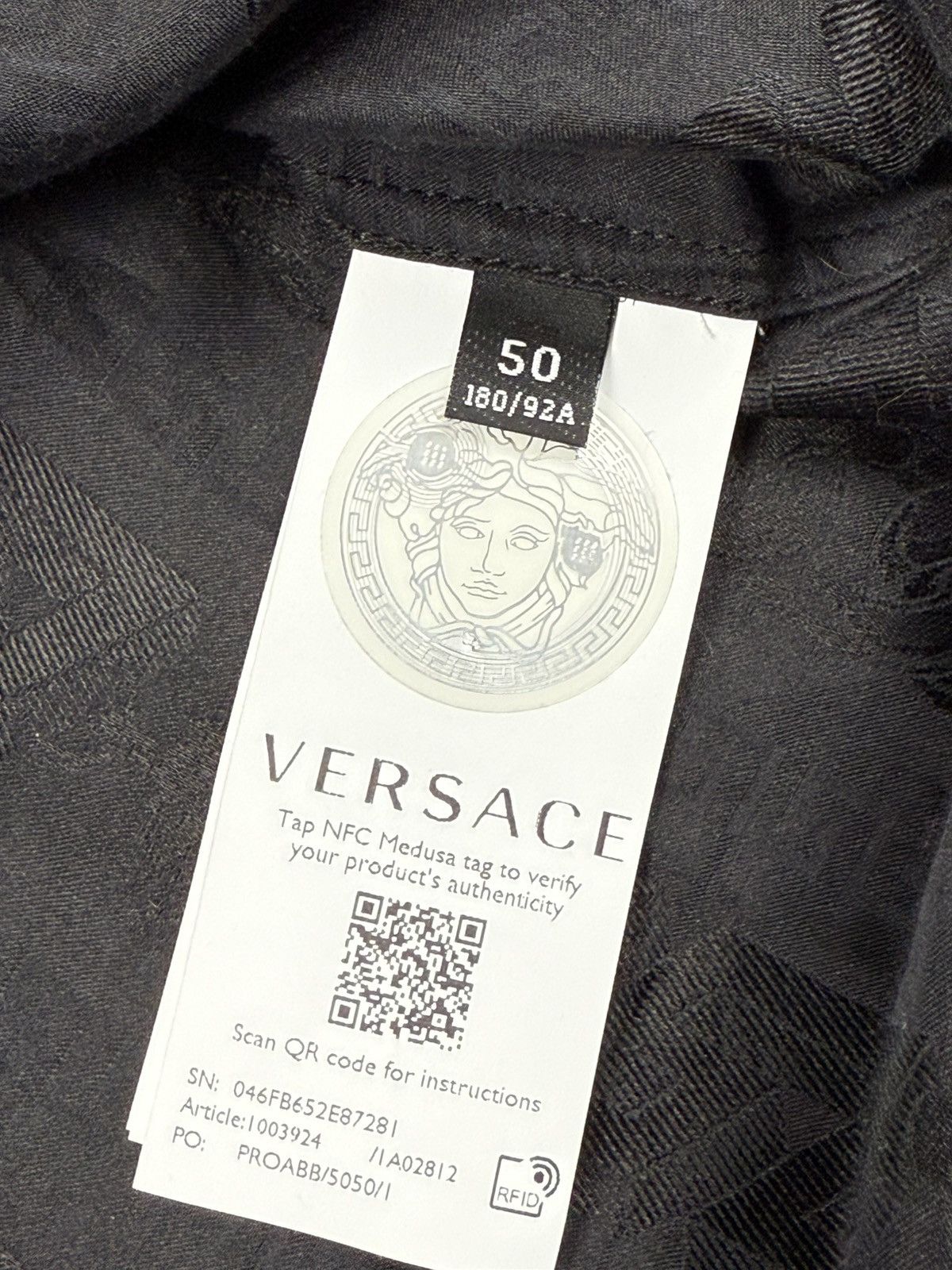 Versace Silk Baroque Print Shirt Size US L / EU 52-54 / 3 - 6 Thumbnail