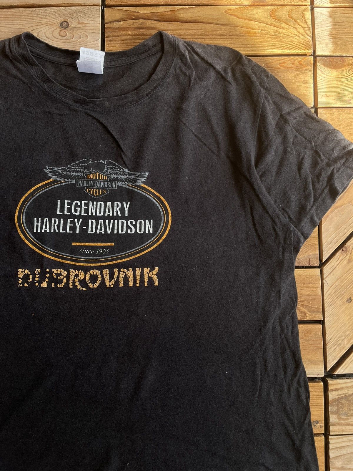 Harley Davidson × Vintage Vintage Harley Davidson T shirt Size US L / EU 52-54 / 3 - 2 Thumbnail