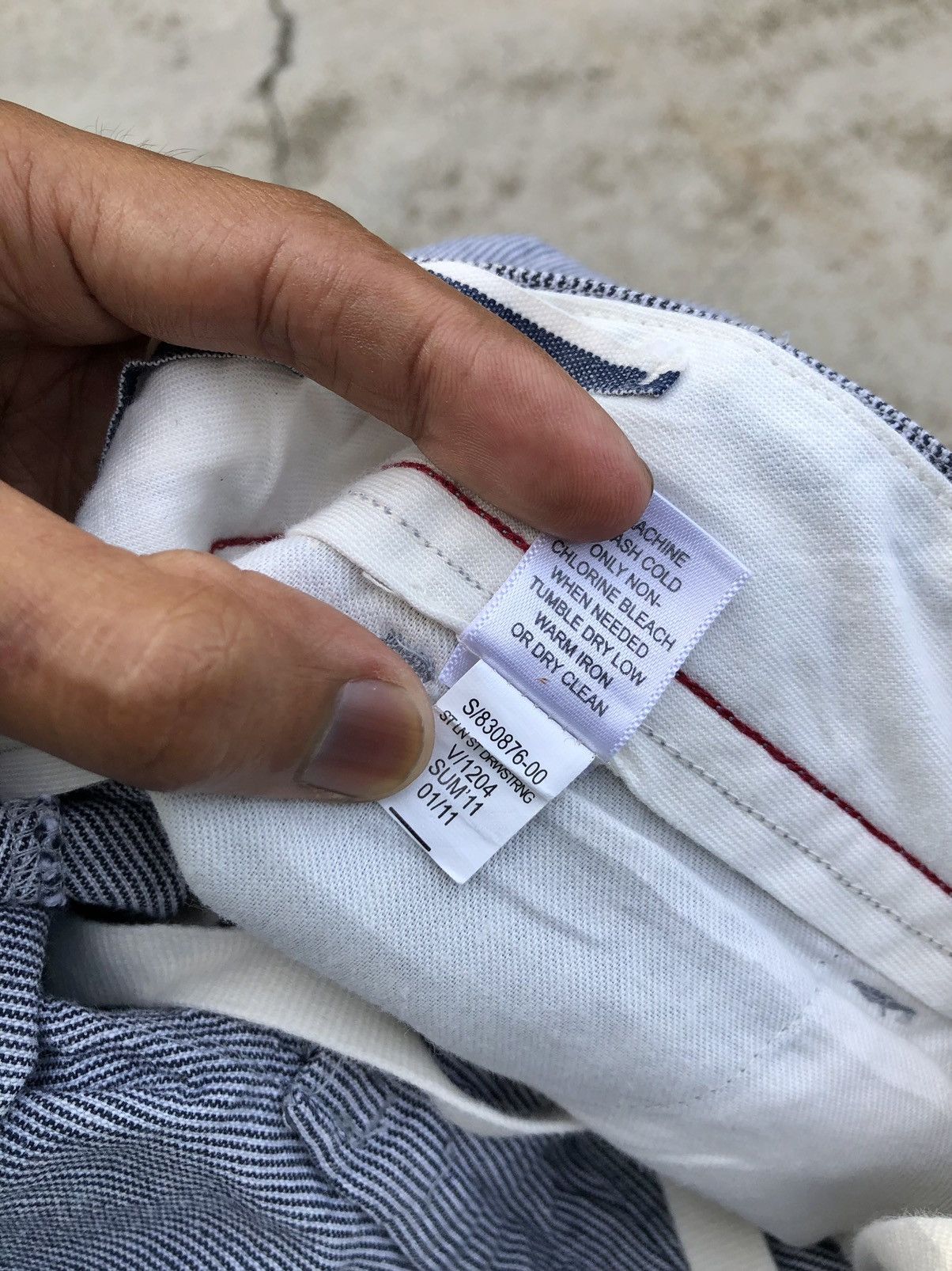 Banana Republic STRIPED⚡️⚡️RELAXED FIT PANTS BY BANANA REPUBLIC Size US 33 - 3 Thumbnail