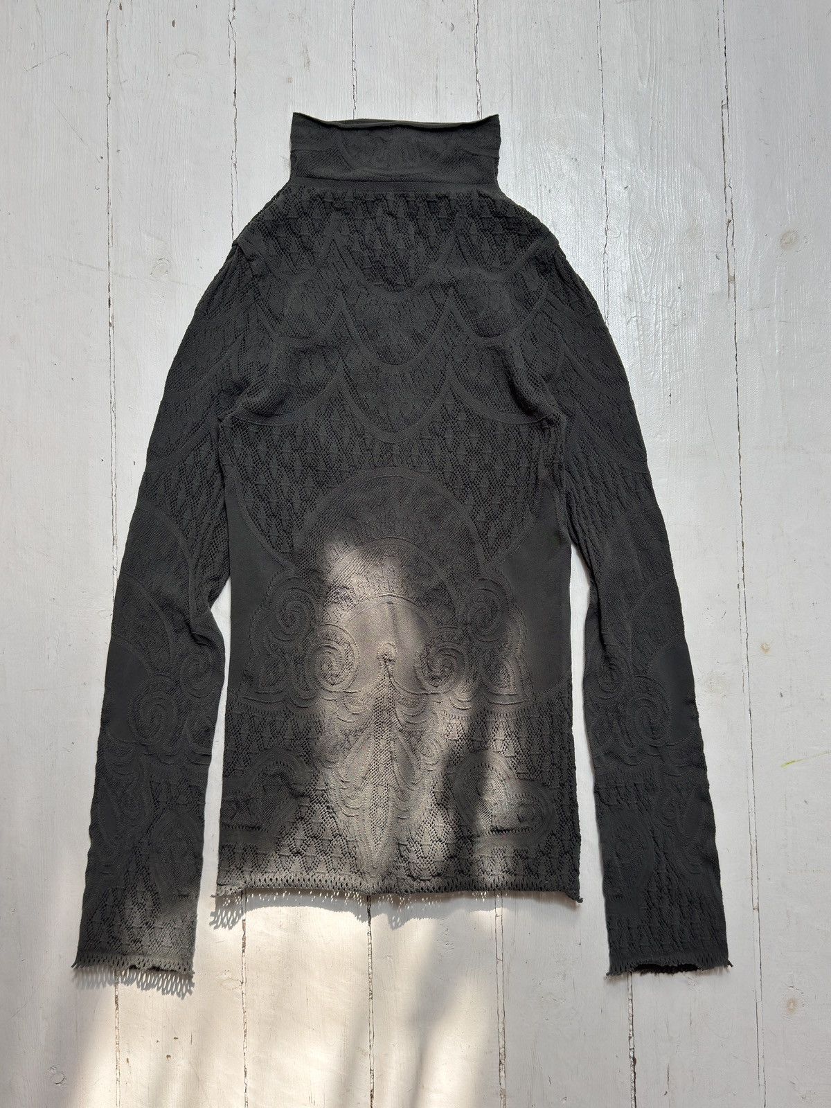 Trussardi VINTAGE MESH TRUSSARDI LONG SLEEVE Size S / US 4 / IT 40 - 4 Thumbnail