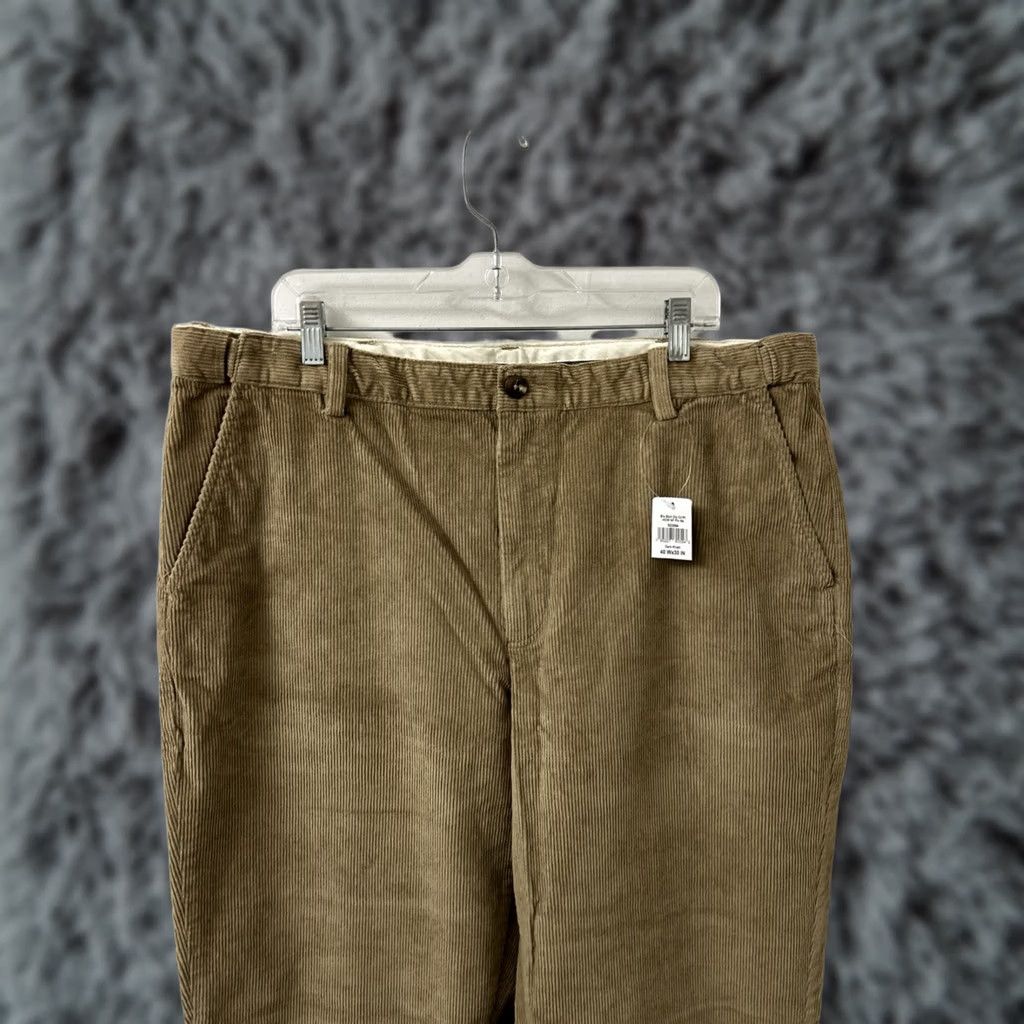 Vintage VINTAGE? No. LL Bean Country Corduroy Pants Mens 40x30 Tan Comfort Waist Trousers NWT 502864 Size US 40 / EU 56 - 1 Thumbnail