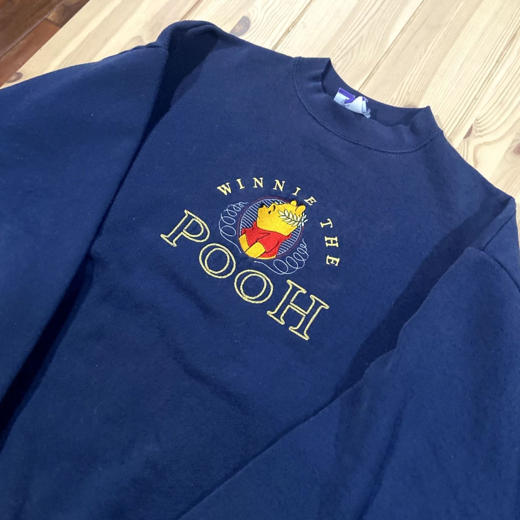 Disney VTG 1990s Winnie The Pooh Disney Sweatshirt 100 Acre Wood Collection Womens L Multicolor Pullover Sweatshirt Womens Mens Girls Boys Size L / US 10 / IT 46 - 2 Thumbnail