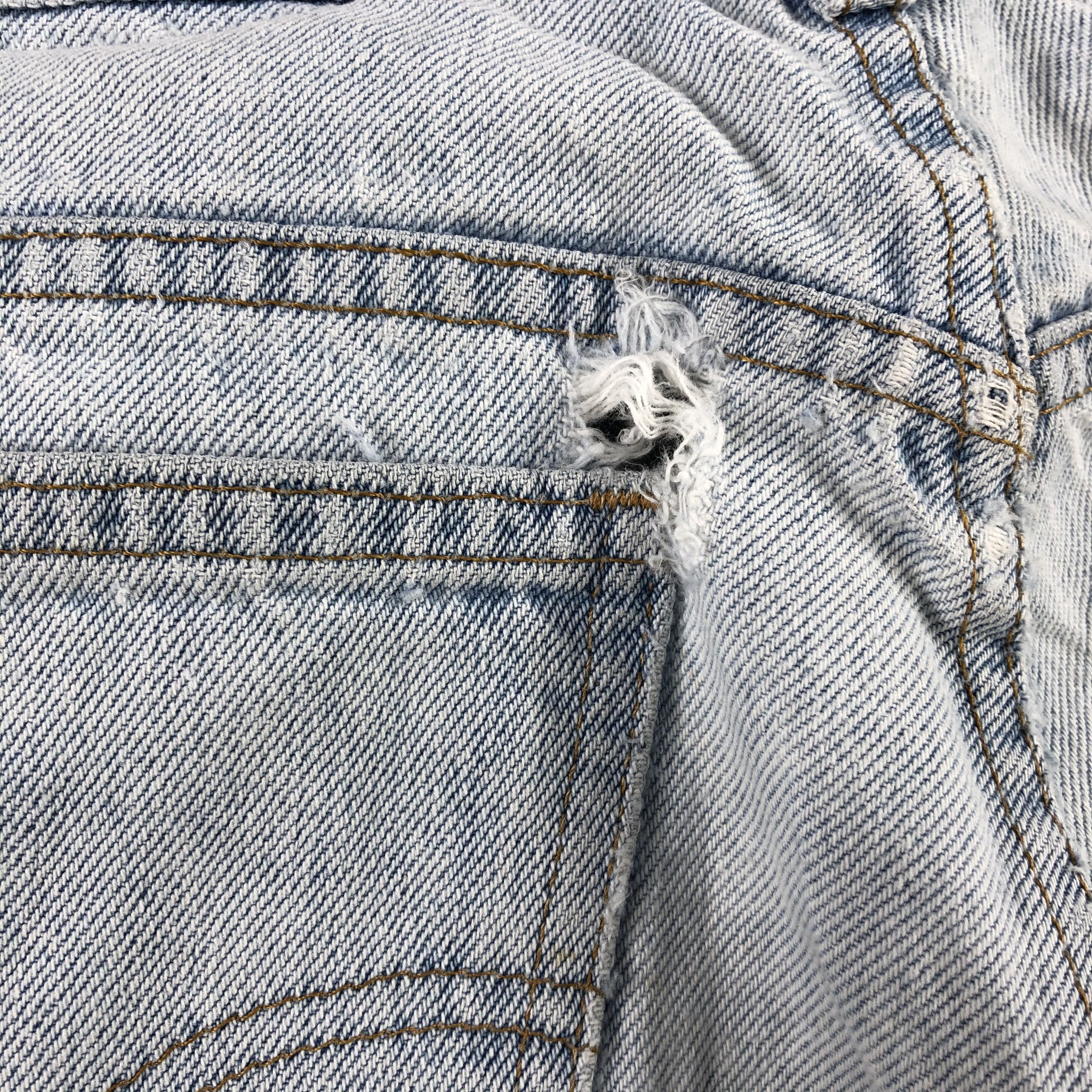 Levi's Vintage 90s Levi's Jeans Orange Tab Distress Denim KJ1002 Size US 30 / EU 46 - 8 Thumbnail
