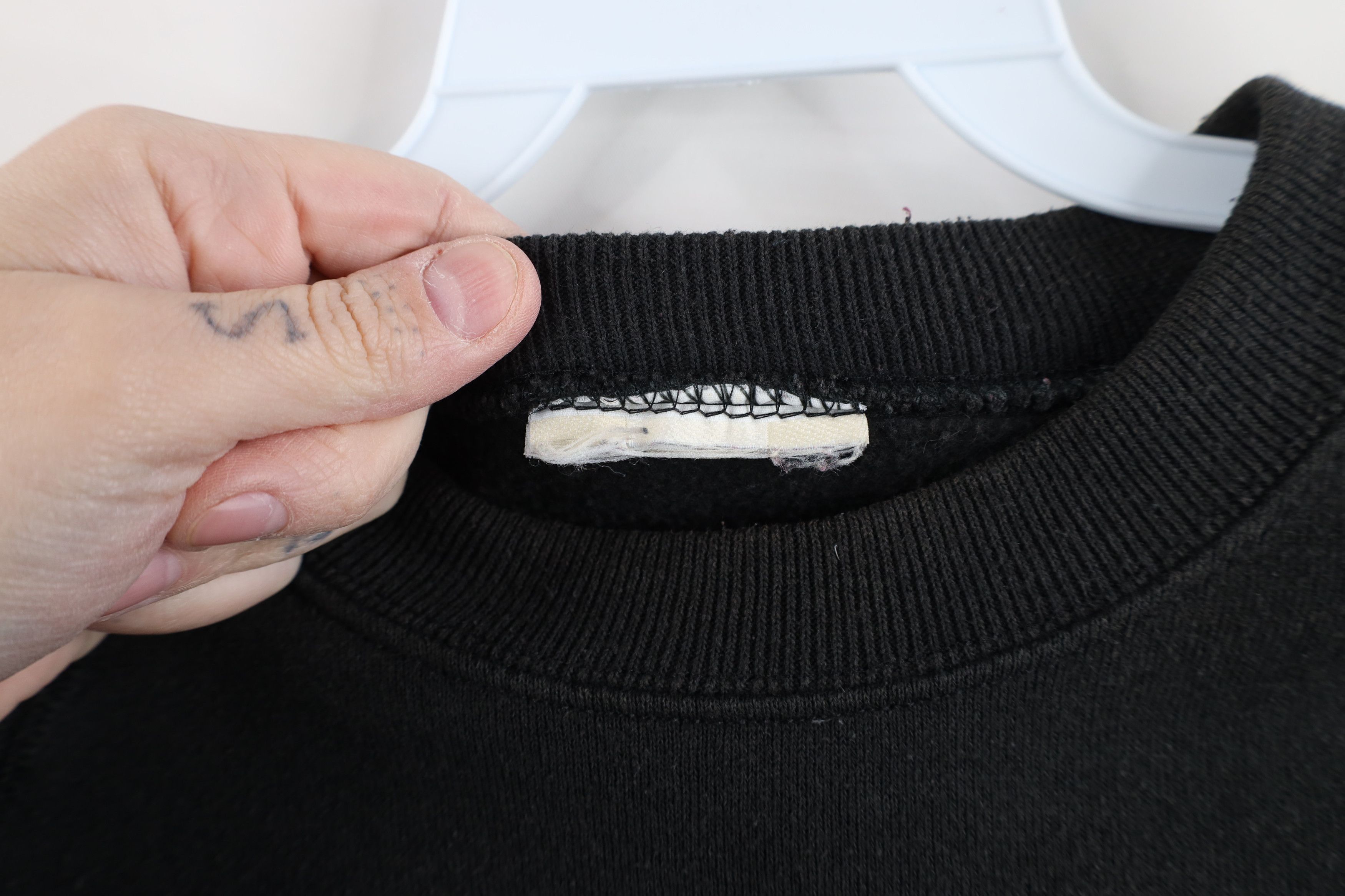 Vintage Vintage 80s 90s Streetwear Crewneck Sweatshirt Black USA Size US L / EU 52-54 / 3 - 8 Thumbnail