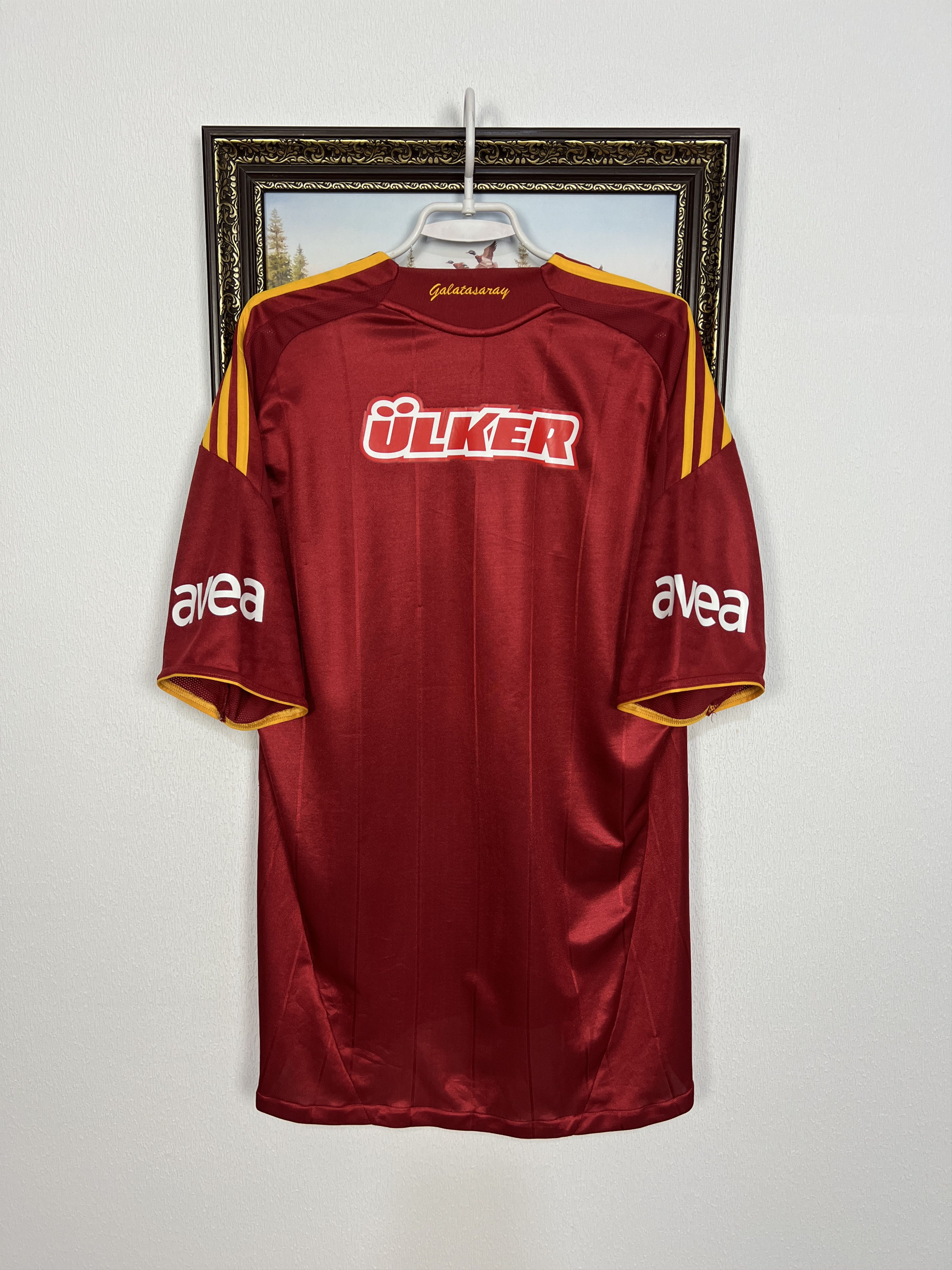Adidas Galatasaray Home football shirt 2009 Soccer Jersey Trikot Size US XL / EU 56 / 4 - 8 Thumbnail