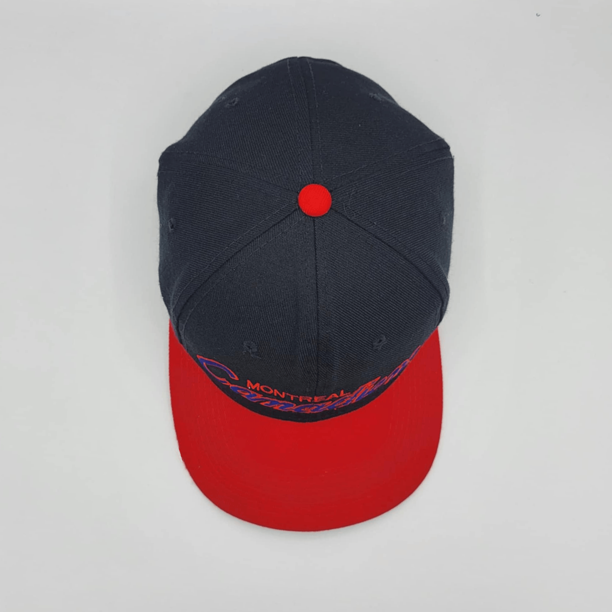 NHL × Sports Specialties × Vintage Montreal Canadiens 90s Sports Specialties Script Hat Size ONE SIZE - 5 Thumbnail