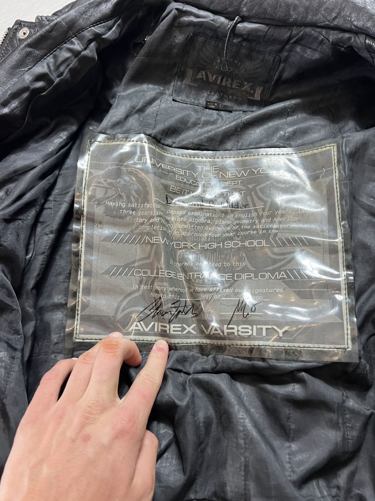 Avirex VTG Avirex Avant-Garde If Six Was Nine Style Leather Jacket Size US M / EU 48-50 / 2 - 13 Thumbnail