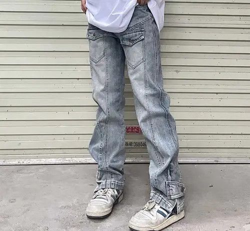 Other Retro punk denim pants Size US 31 - 8 Thumbnail