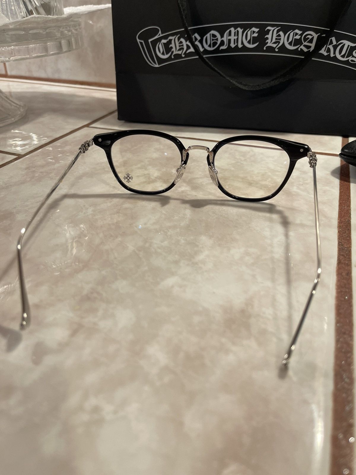 Chrome Hearts Chrome Hearts “shagass” Glasses Size ONE SIZE - 12 Thumbnail