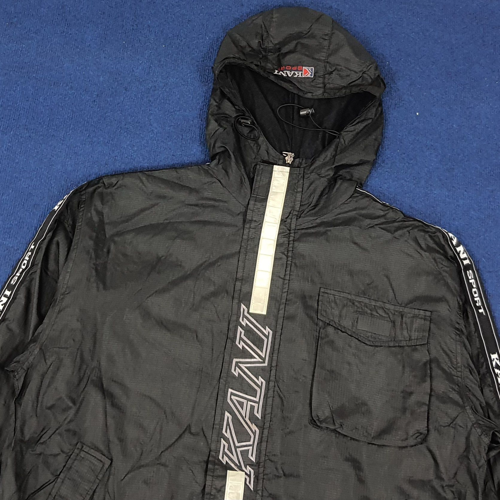 Karl Kani × Vintage Vintage Karl Kani Jeans Outdoor Sports Jacket Size US XXL / EU 58 / 5 - 2 Thumbnail