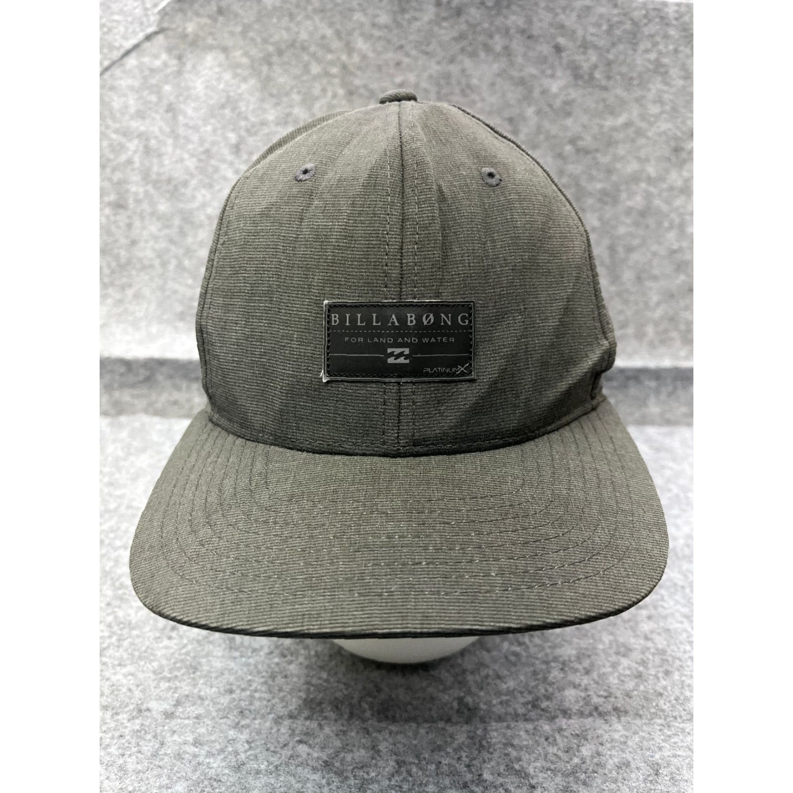 Billabong Billabong Hat Cap Snap Back Adult One Size Gray Polyester Spandex Flexfit 110 Adjustable Beach Outdoor Vintage: No Size ONE SIZE - 2 Thumbnail