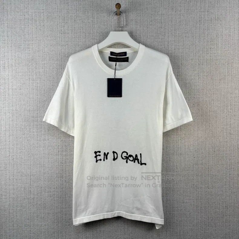 Louis Vuitton Louis Vuitton End Goal Letter Large Logo Printed Short Sle Size US XL / EU 56 / 4 - 1 Thumbnail