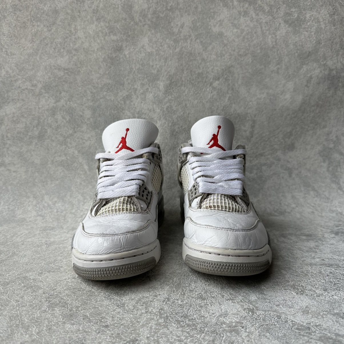 Jordan Brand Nike Air Jordan 4 White Oreo Og Tech Grey Sneakers Size US 7.5 / EU 40-41 - 2 Thumbnail