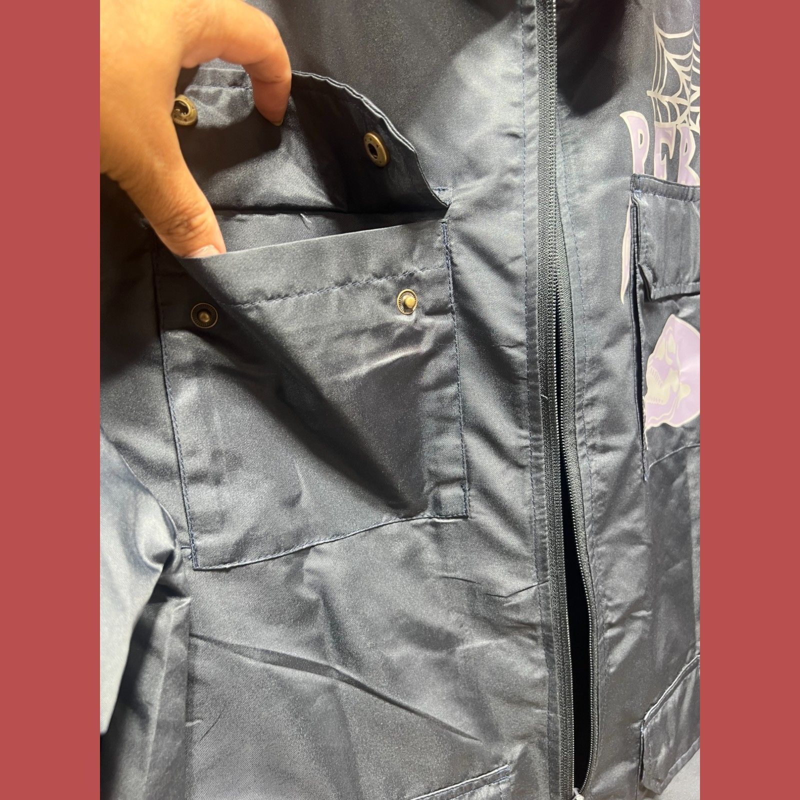 rue21 Rue 21 - Men's Waterproof Jacket - Dark - Blue - Medium Size US M / EU 48-50 / 2 - 14 Thumbnail